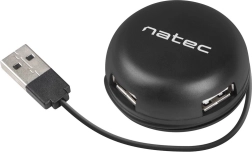 USB-hub Natec Bumblebee 4 porte sort