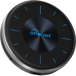 Adapter Ottocast OtooAiBox P3 med Android 12, HDMI og 4G LTE til Android Auto og CarPlay (sort)
