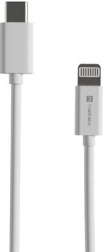 Natec Prati kabel Lightning til USB‑C 2 m MFi hvid