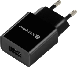 Netværksoplader 1× USB 12 W 2,4 A everActive