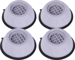 Antivibrationsunderlag til vaskemaskine, 4 stk.