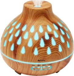 Aroma-diffuser og luftfugter RUHHY 400 ml med LED-belysning