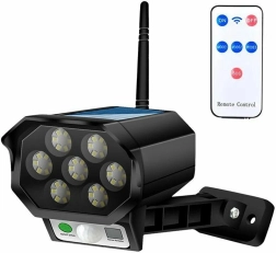 Ak333 solcelledrevet lampe med kameraattrap