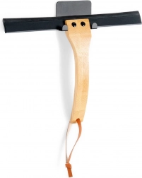 Hængende vindues- og bruseskraber Vilde med bambushåndtag
