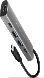 Multipoorts USB-C-hub 5-i-1 10 Gb/s med HDMI 4K og Power Delivery