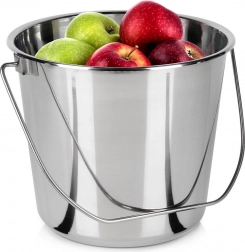 Rustfrit fødevaregodkendt spand 8 l