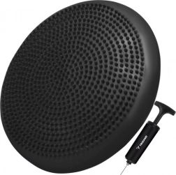 Sensomotorisk pude med pumpe 34 cm sort