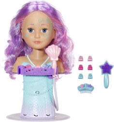 BABY born søster frisørhoved havfrue med bruser