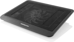 Modecom Silent Fan sort køleunderlag til bærbar