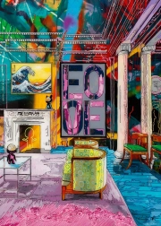 Puslespil 1000 brikker Værelse med bølge