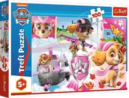 Puslespil 100 brikker – PAW PATROL Skye i aktion