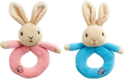 Rainbow rangle-ring Kanin Peter & Flopsy 1 stk. lyserød