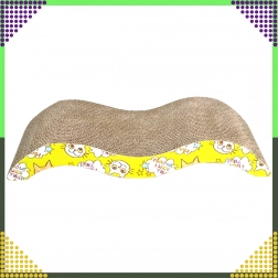 Bølget papkradser og liggeplads til katte