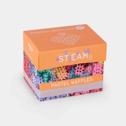 Konstruktionsklodser Waffle mini pastel 500 stykker
