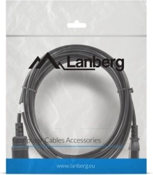 forlængerkabel til strøm IEC 320 C13 – C14 5 m sort