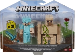 Minecraft figurer 8 cm – dobbeltpakke med tilbehør