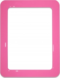Magnetisk selvklæbende ramme pink 16,0 x 11,8 cm