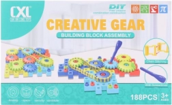 Skruemekanisk byggesæt til børn, 188 dele