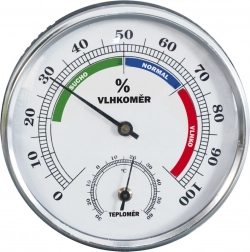 Termometer med hygrometer 8,5 cm