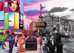 Puslespil 1000 brikker Piccadilly Circus Ravensburger