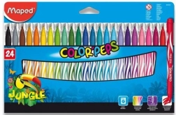Vaskbare tuscher MAPED Color'Peps Jungle, 24 stk