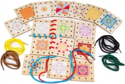 Bigjigs Toys træbilleder til snøring