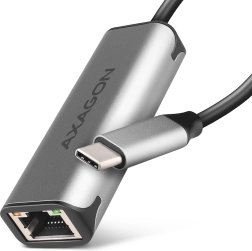 USB‑C 3.2 Gen 1 2,5GbE adapter AXAGON med Realtek RTL8156B‑chip, grå