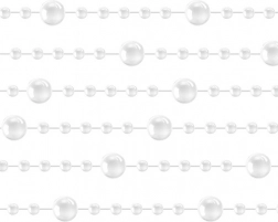 Perlekæde til juletræ 5 m Ruhhy