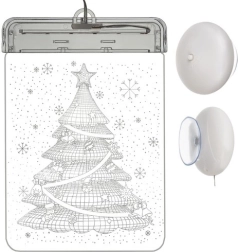 Vitraž LED 3D – juletræ – Juletræ