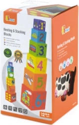 Træbyggesten til børn fra 12 måneder