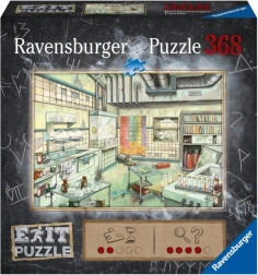 Ravensburger puslespil Exit: laboratorium 368 brikker
