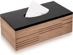 Træboks til papirservietter Line 25 × 13,5 × 9 cm