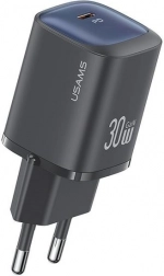 Vægoplader USB‑C 30W GaN sort