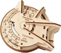 UGEARS træ mekanisk kurvemåler STEM – 3D puslespil (opisometer)