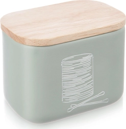 Grøn dåse til vatpinde og kosmetiske vatrondeller GREENISH