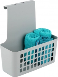 Hængende plastkurv til døre, grå 23,5 × 10 × 24 cm