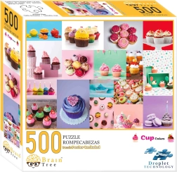 Puslespil Cupcakes 500 Brikker