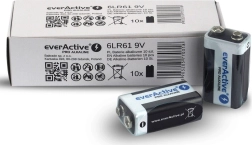Alkalisk batteri 9 V EVERACTIVE PRO ALKALINE, pakke med 10 stk
