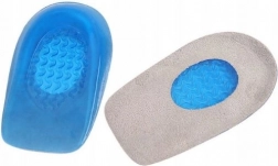 Gelhæle med stofpolstring størrelse L - blå