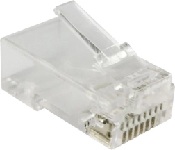 Gennemgangskonnektor RJ45 UTP kat. 5e (pakke 100 stk)