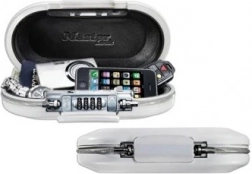 Bærbar personlig værdiboks Master Lock 5900D hvid-sølv