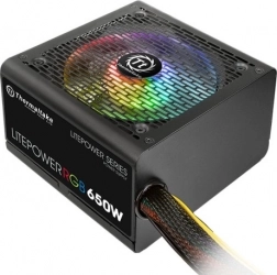 Thermaltake Litepower II Black 750 W – ATX strømforsyning med aktiv PFC og støjsvag 120 mm blæser