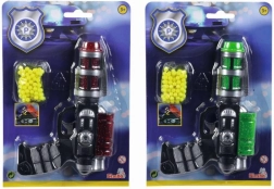 rumkugle-pistol med ammunition 18 cm, 2 farver