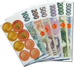 Legepenge tjekkiske kroner