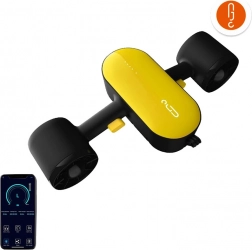 Undervandsscooter Geneinno S2 sort-gul