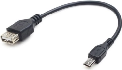 USB 2.0 OTG-kabel USB AF til Micro USB BM 15 cm
