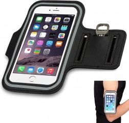 Sportsarmbånd til telefon – sort