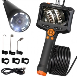 Inspektionskamera BIGSTREN 5 m IP67 med Full HD-skærm og 8 LED