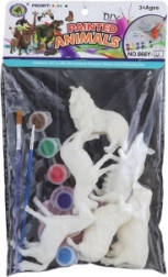 Malesæt husdyr – sæt med 6 stk.