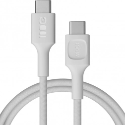 USB-C-kabel PowerStream 100W 1,2 m hvid flettet